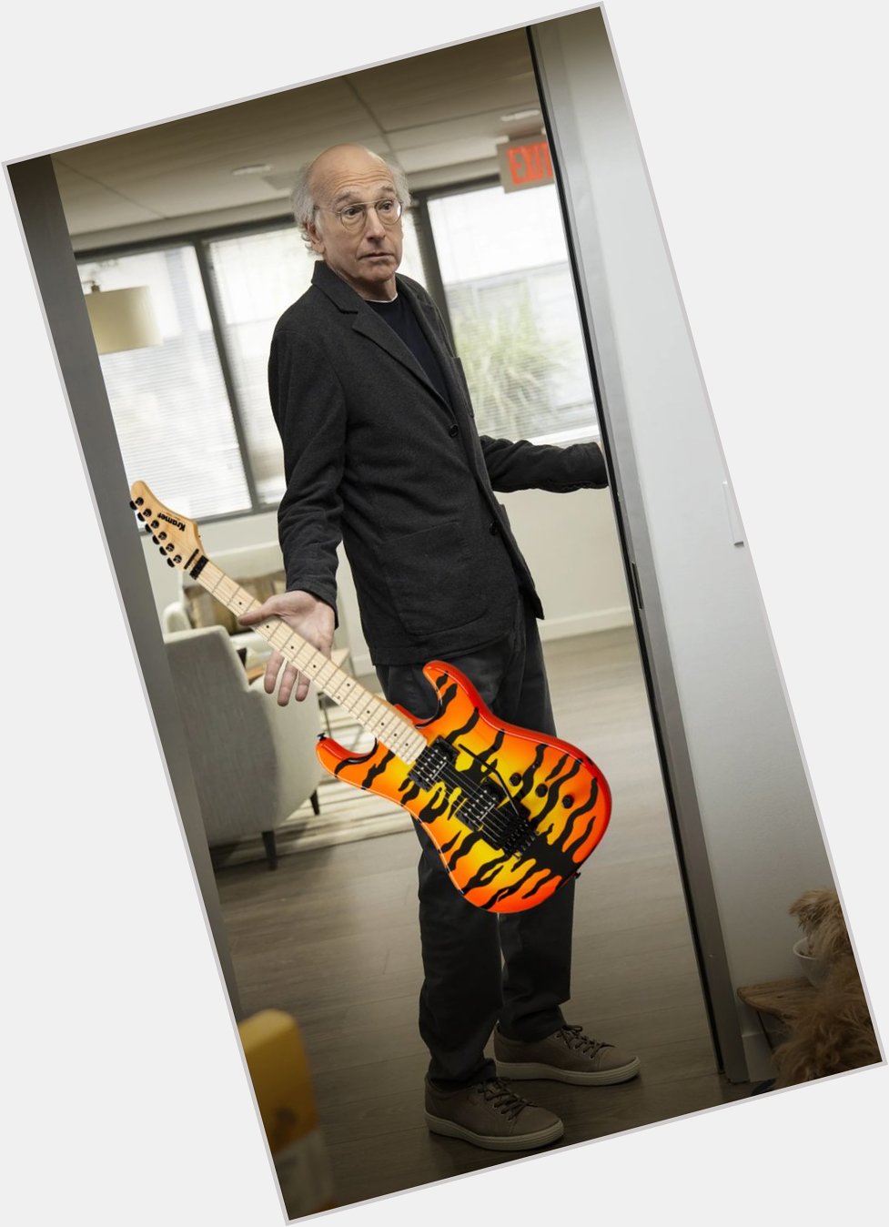Happy birthday, Larry David!
We like to think he *can* shred, he just chooses not to. 