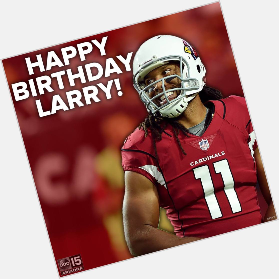 Happy birthday Larry Fitzgerald! The wide receiver turns 36 today 