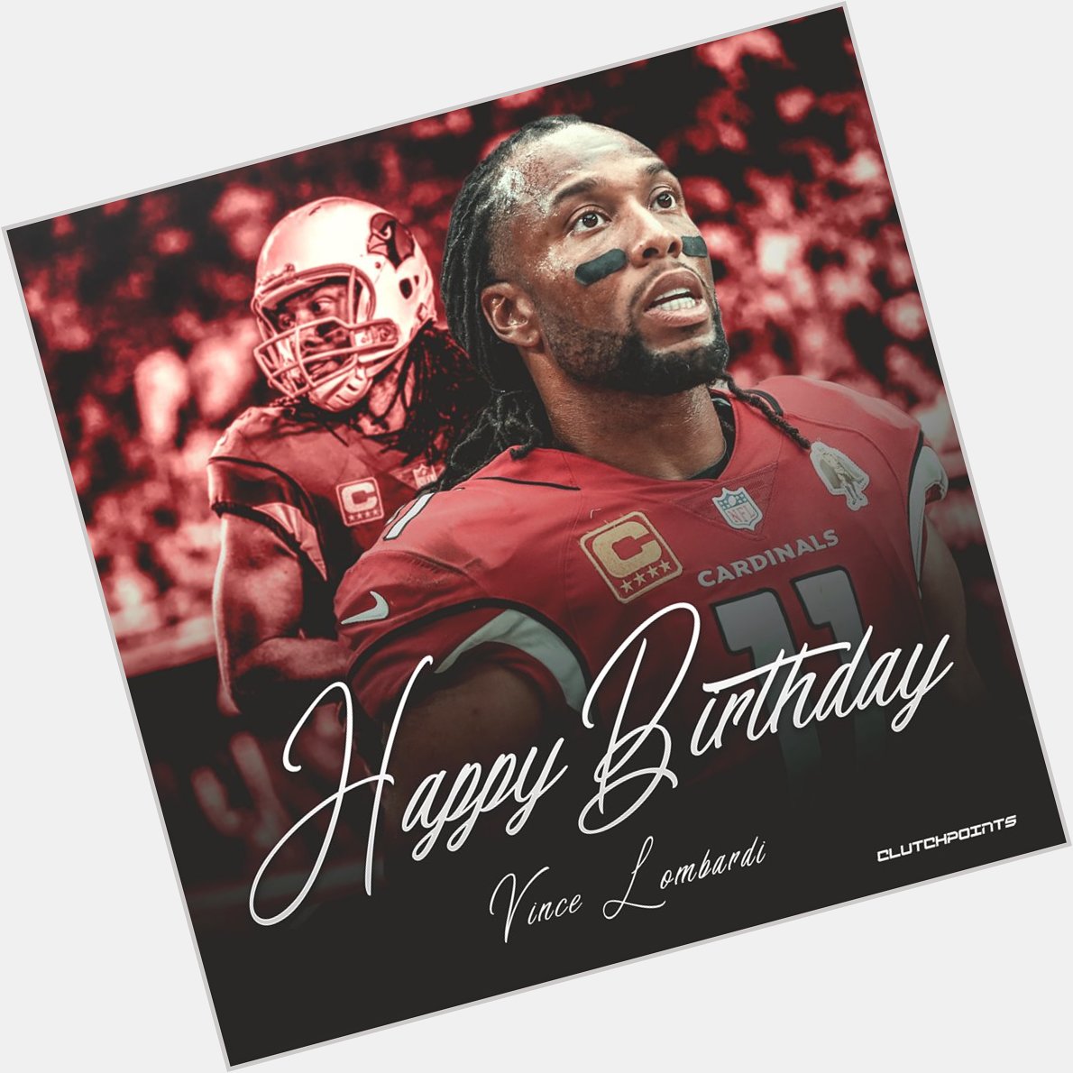 Happy 36th birthday to the ageless wonder Larry Fitzgerald   