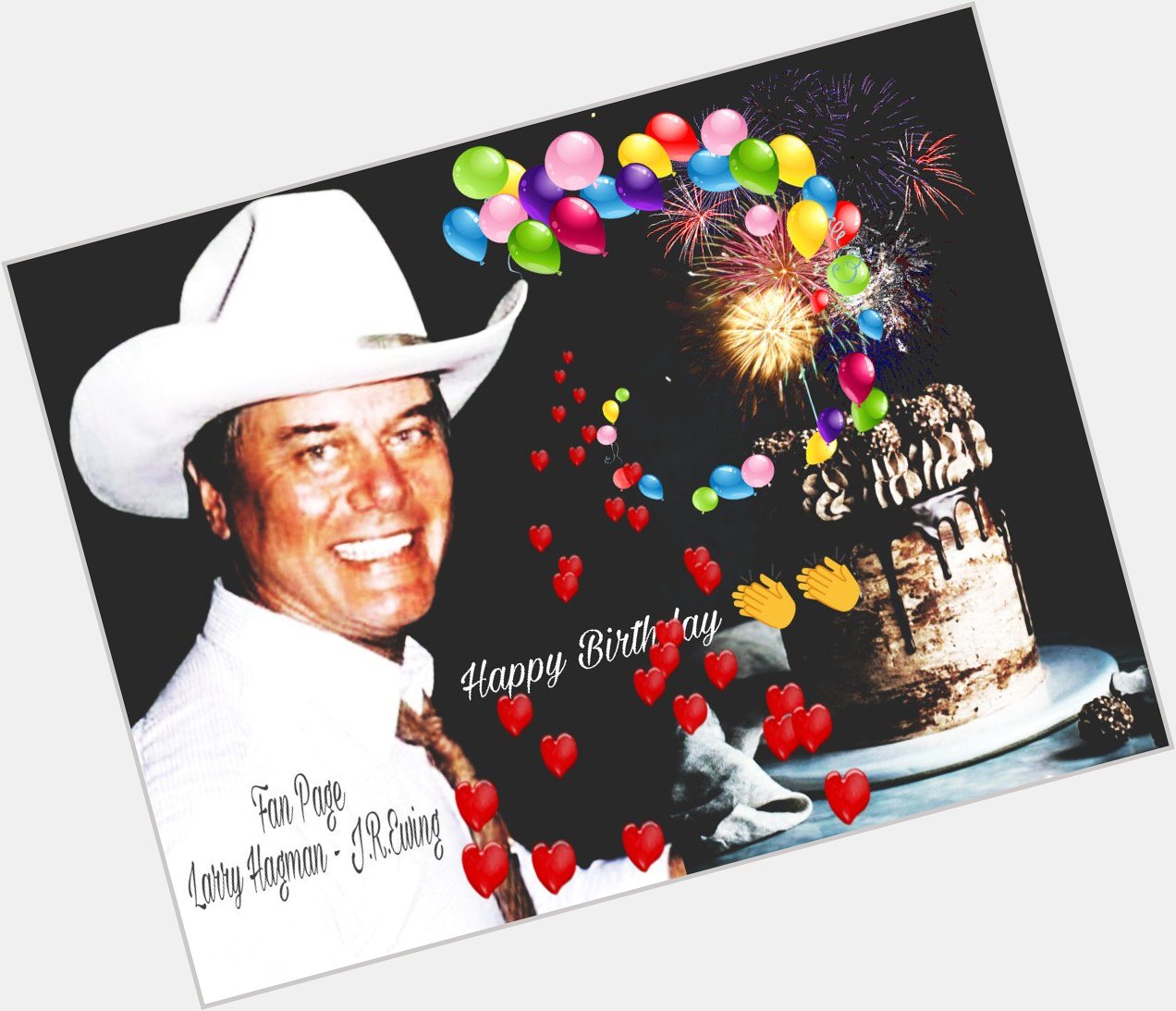 There is a party in the sky today!
Happy Birthday Larry Hagman!!! 