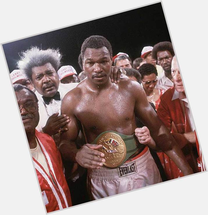 Happy Birthday to Larry Holmes, who turns 65 today! 