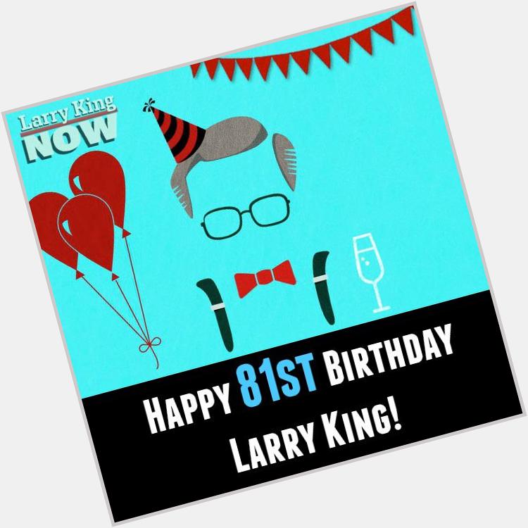 Happy Birthday Larry King!  via 