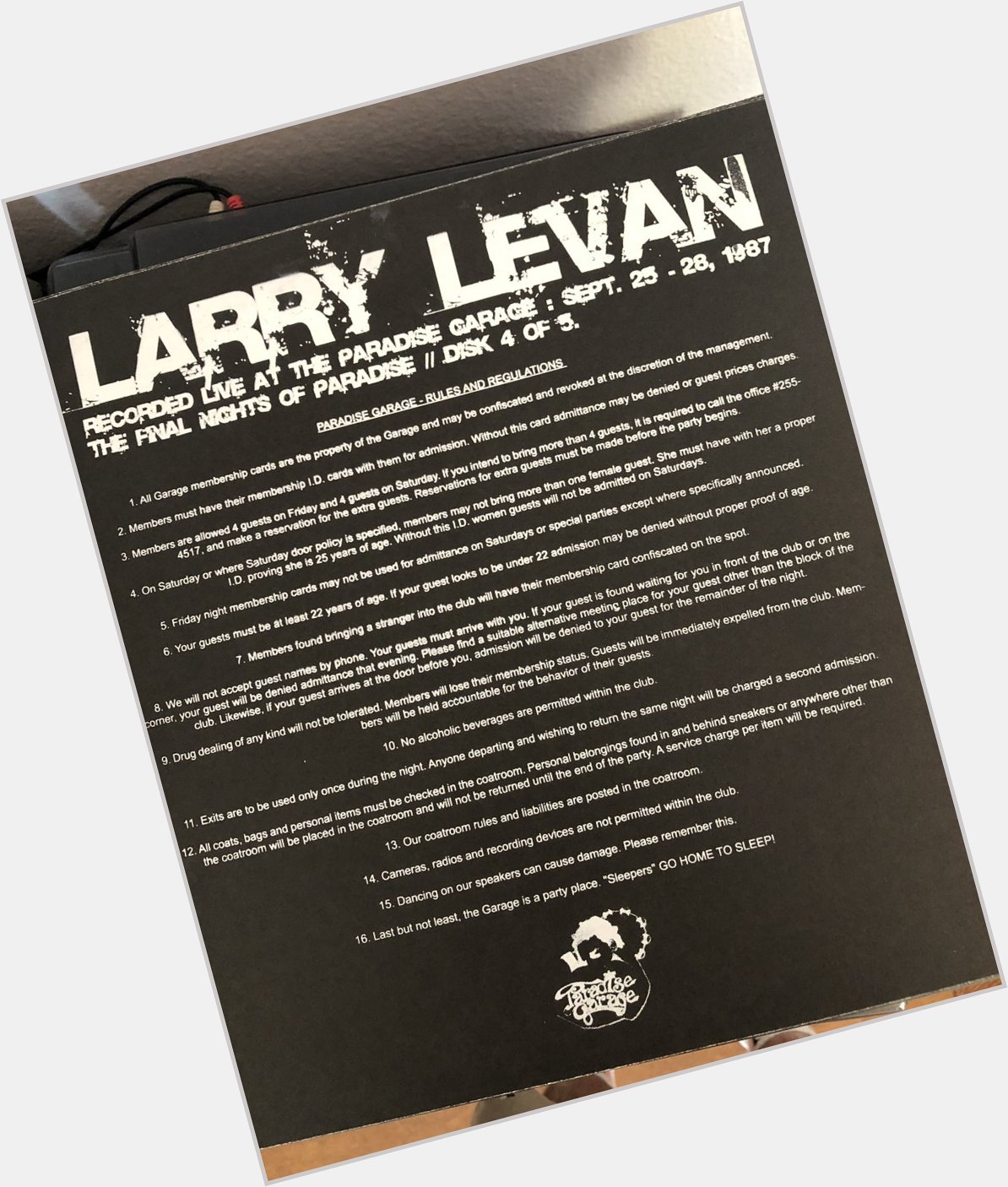 Happy Birthday Larry Levan     