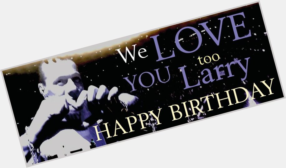 Happy Birthday Larry Mullen Jr  Feliz 56 cumpleaños! 