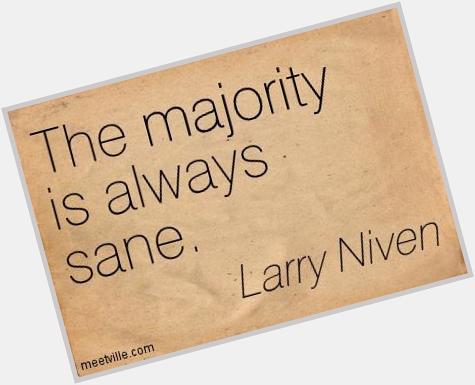 Debateable! Happy Birthday Larry Niven! 