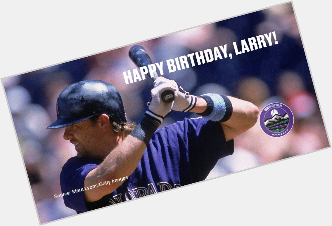 Happy  51st birthday to former OF Larry Walker 