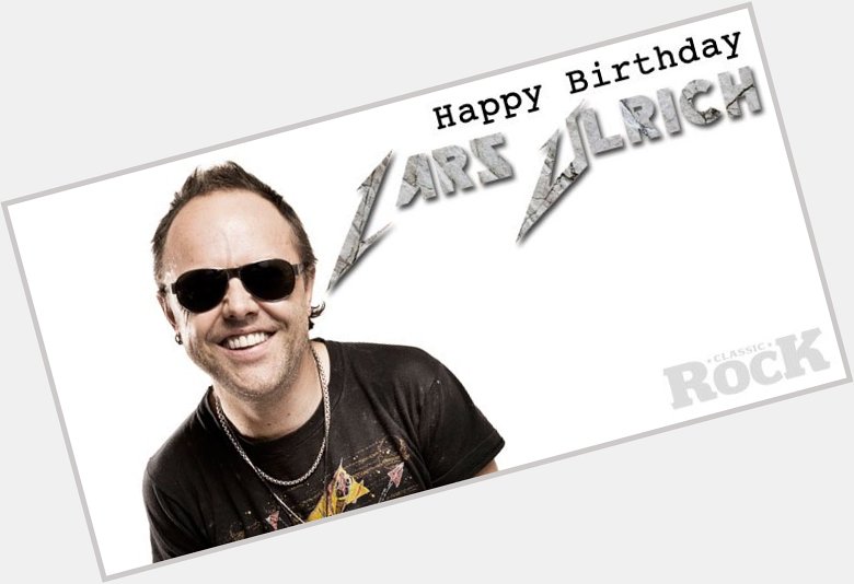 Happy Birthday to Mr Lars Ulrich, 52 today. To you, Sir! 