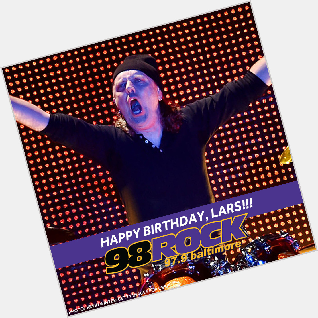 Happy 59th birthday to drummer Lars Ulrich! 