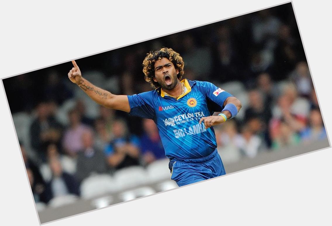 Happy birthday to Lasith Malinga - what a unique and brilliant bowler: 