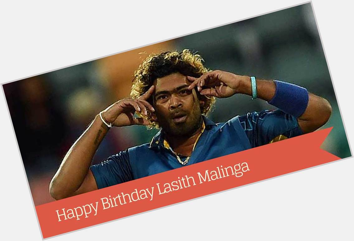 We at wish Sri Lankan pacer Lasith Malinga a very Happy Birthday!!
 