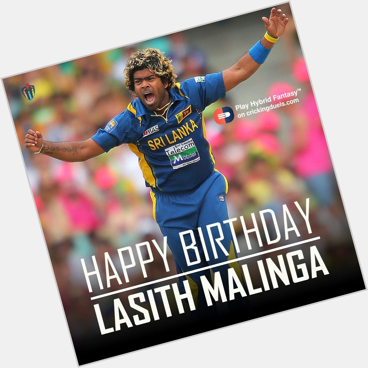 Happy Birthday, Lasith Malinga. The Sri Lankan cricketer turns 34 today. 