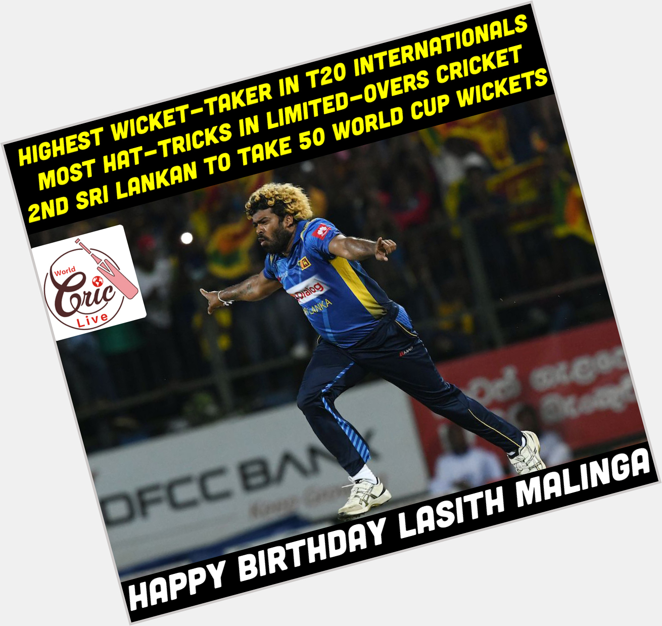 Happy Birthday Lasith Malinga  