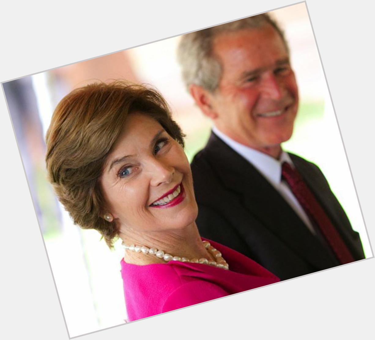 Wishing a very Happy Birthday to former First Lady Laura Bush! 