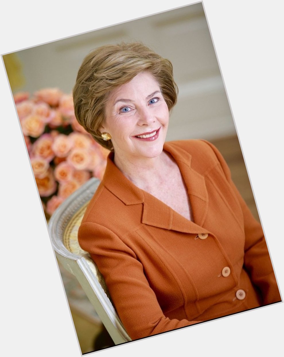 Dear Laura Bush
Former first lady of the United States, Happy Birthday.
God bless you!
God bless Bush family! 
