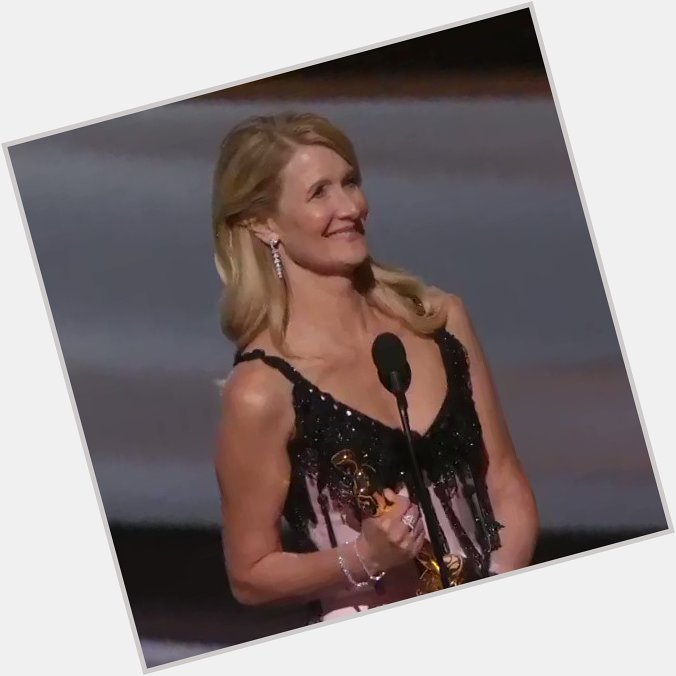 Heartfelt congratulations to lovely Laura Dern on her first win at the and Happy 53rd Birthday too! 