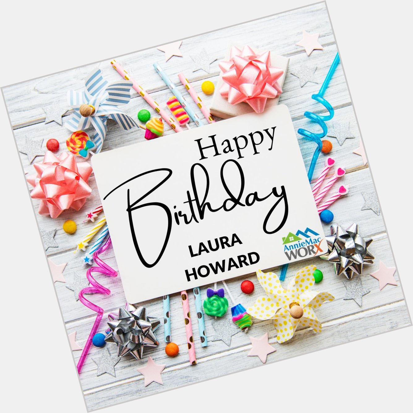 Happy Birthday Laura Howard!
From , and Kerry & Russ Fitzpatrick! 