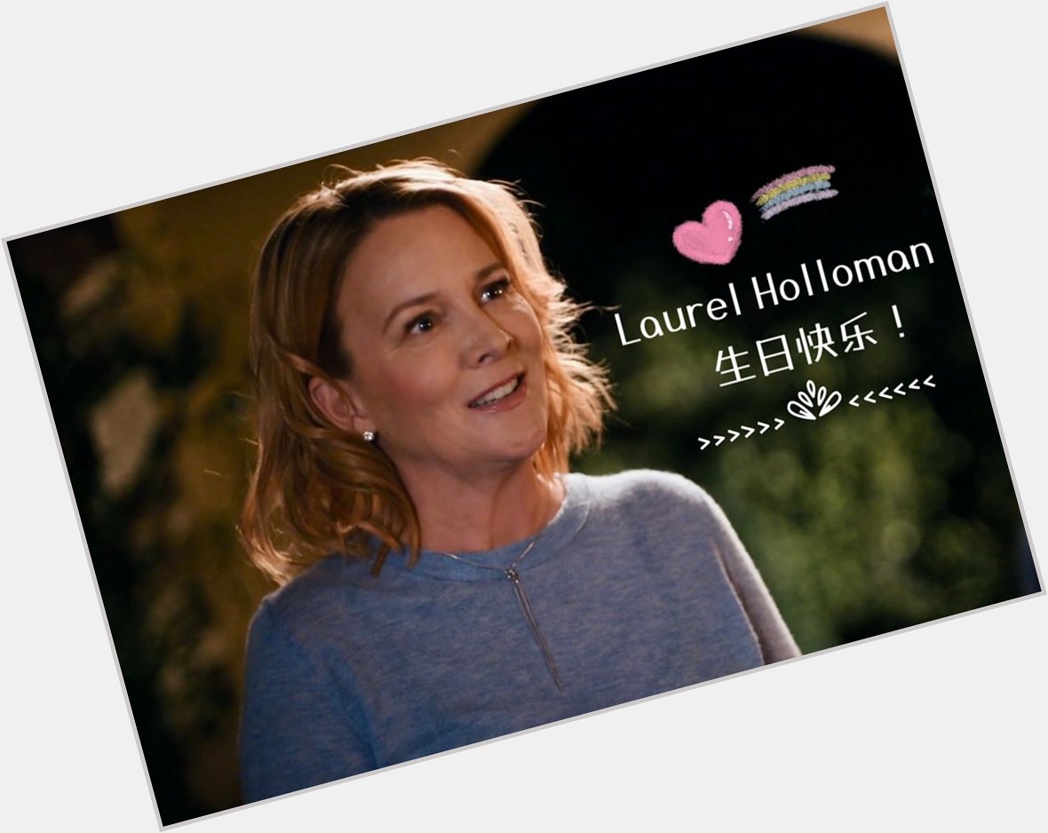 Bold and fearless.A true inspiration to us.
Happy Birthday to our beloved artist Laurel Holloman    