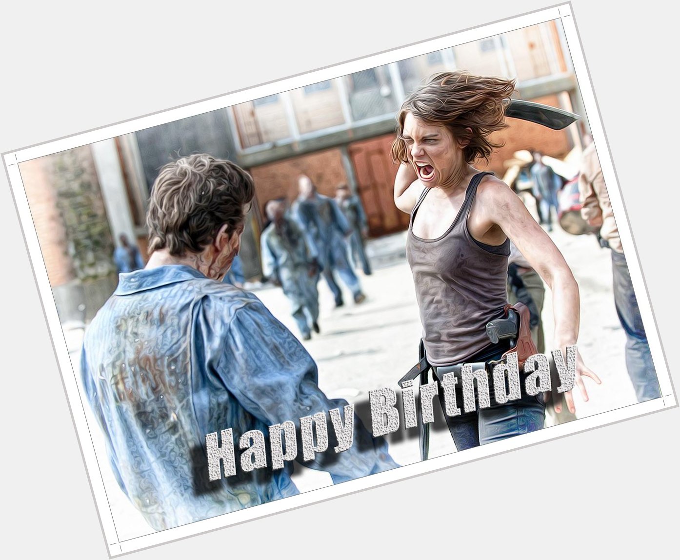 Happy birthday to the always lovely Lauren Cohan, We love you as Maggie :)  