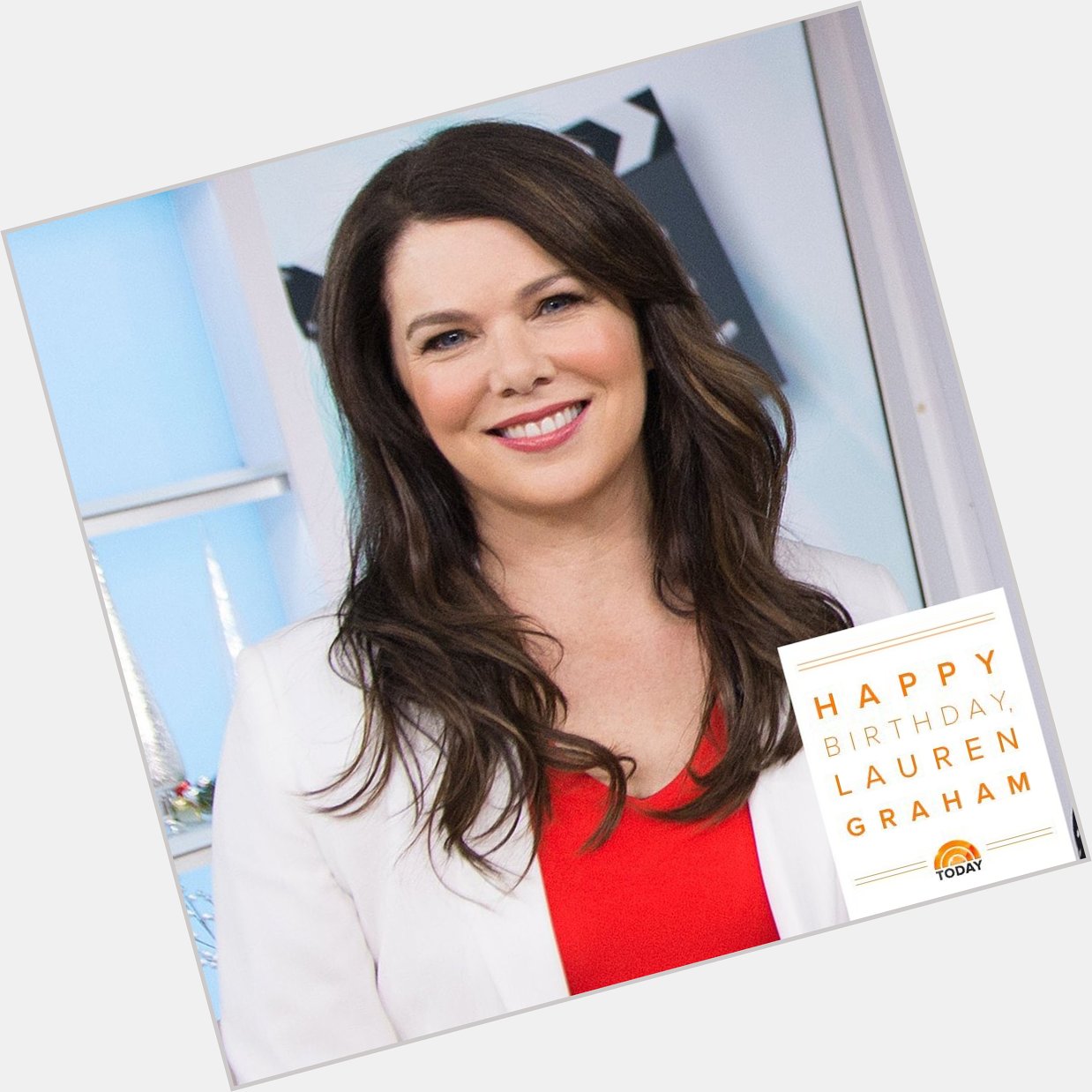 Happy 50th Birthday to my favorite tv Mom ever, the beautiful and talented Lauren Graham!  
