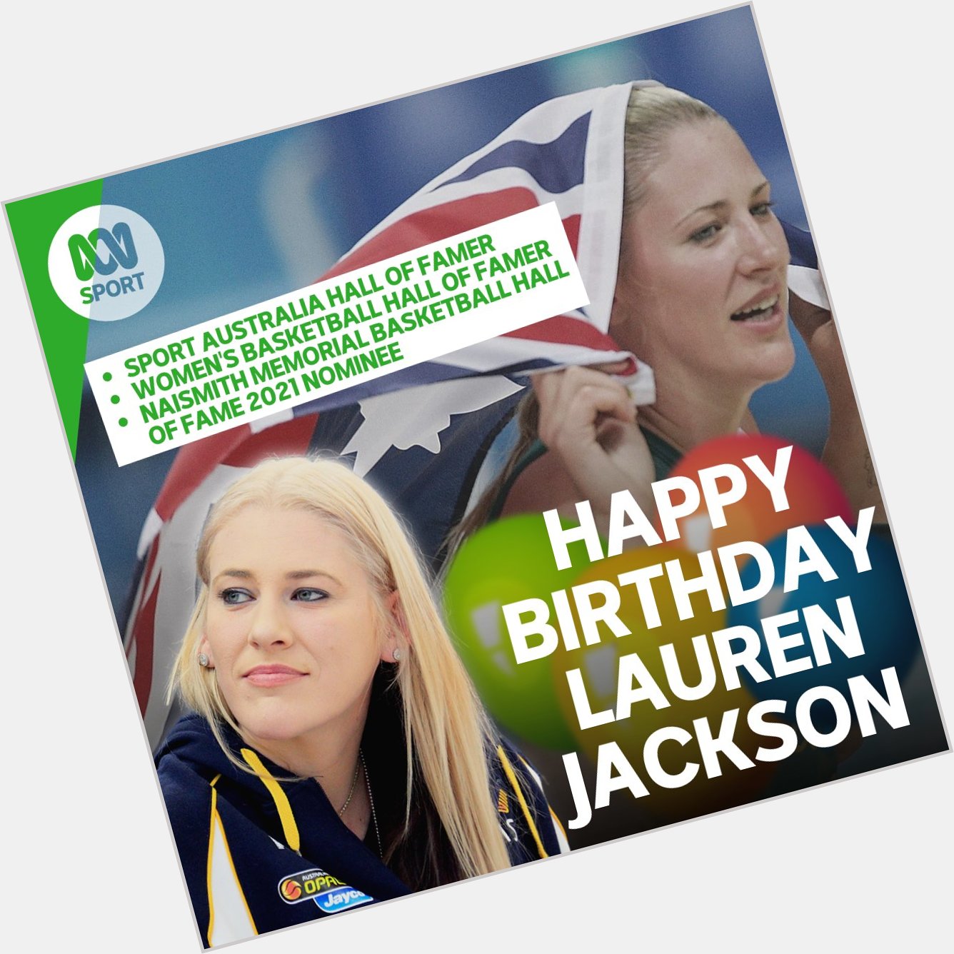 Happy Birthday, Lauren Jackson! Our greatest basketball player, and that\s a fact.  