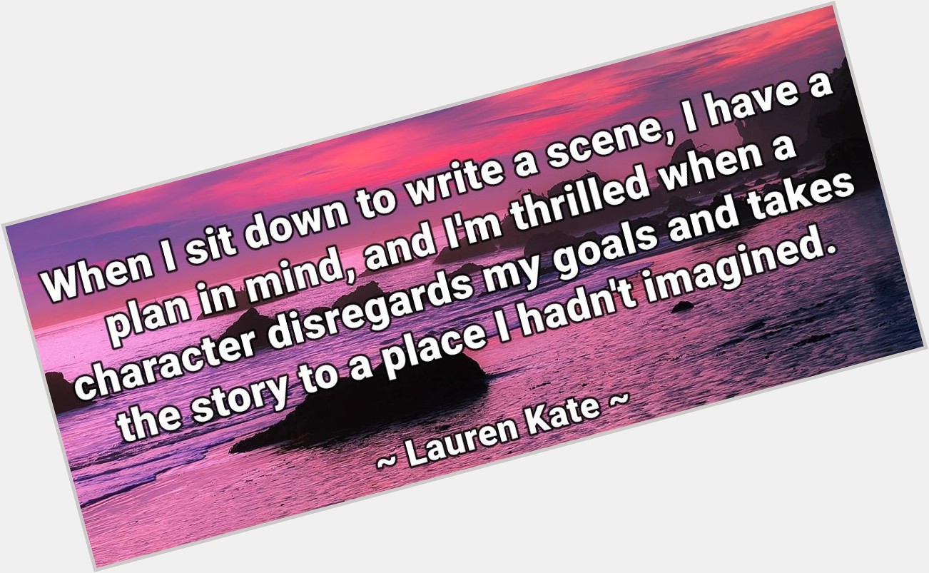 Happy birthday to Lauren Kate! Lauren is an American of adult and fiction. 