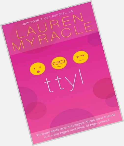 Happy Birthday to banned ttyl author Lauren Myracle!  