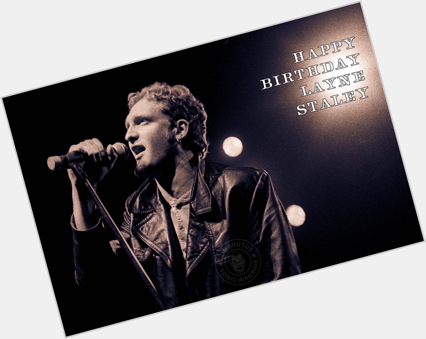  Happy bday to 90s rocker Layne Staley..And the bizarre 90s channel that WONT play his music.. 