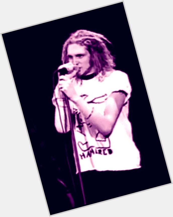 Favorite voice of all time. Happy birthday Layne Staley   