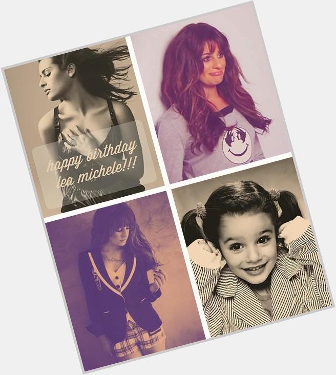 HAPPY BIRTHDAY to our Warrior. Our Shinning star. Our Queen. Our wonderful LEA MICHELE    