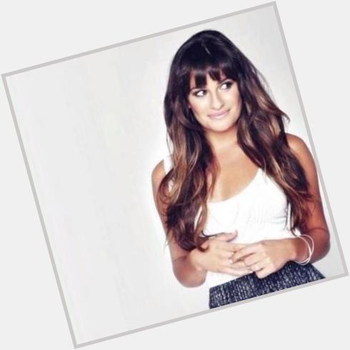 And of course happy birthday to my beautiful idol Lea Michele! I love you so much! 