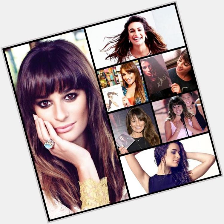 Happy 28th birthday to the beautiful and talented Lea Michele. We are so proud of you     