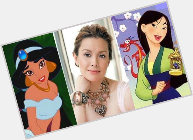 Happy Birthday to Lea Salonga, the singing voices of Jasmine and Mulan! 