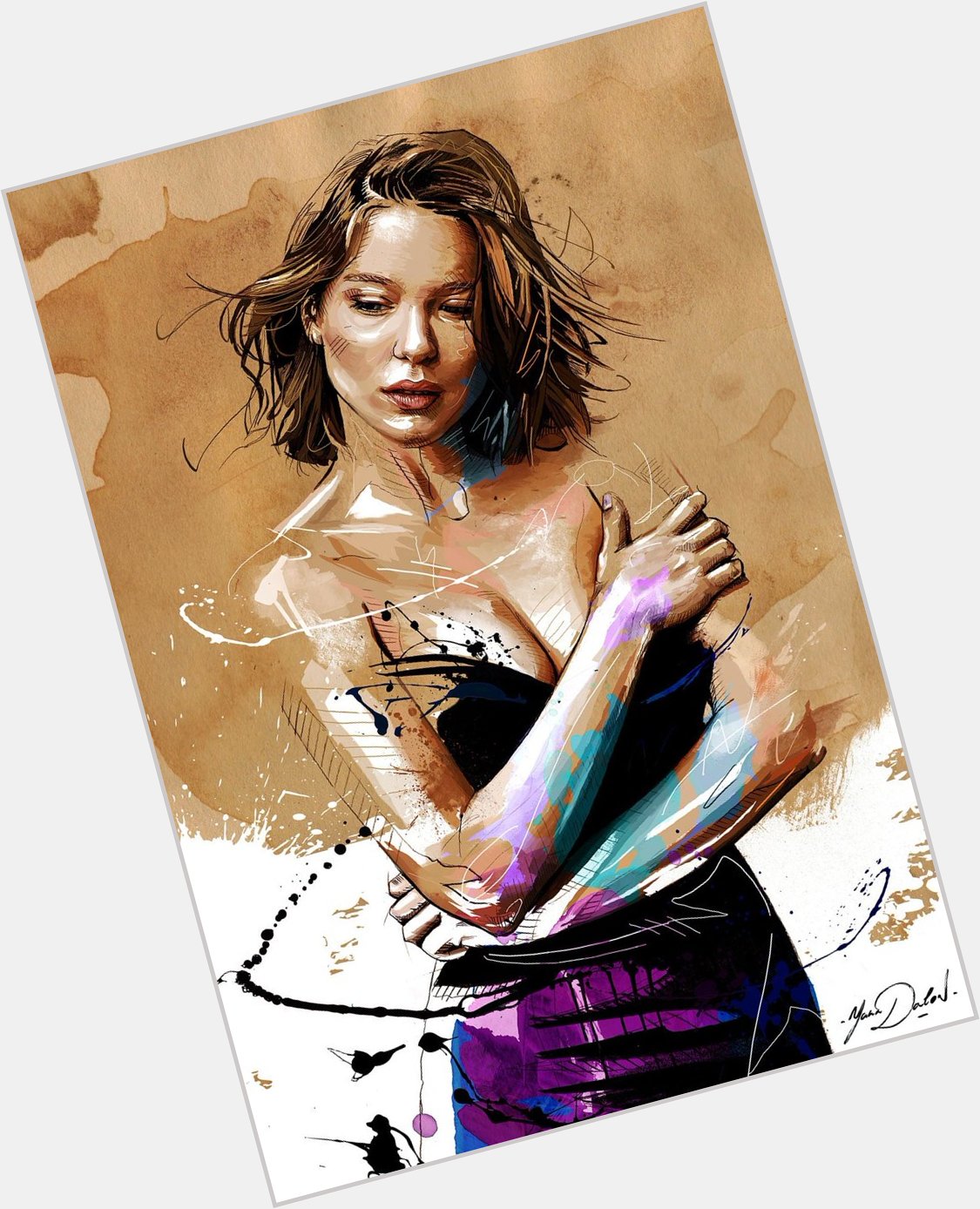 Happy Birthday Lea Seydoux. This beautiful artwork is by 