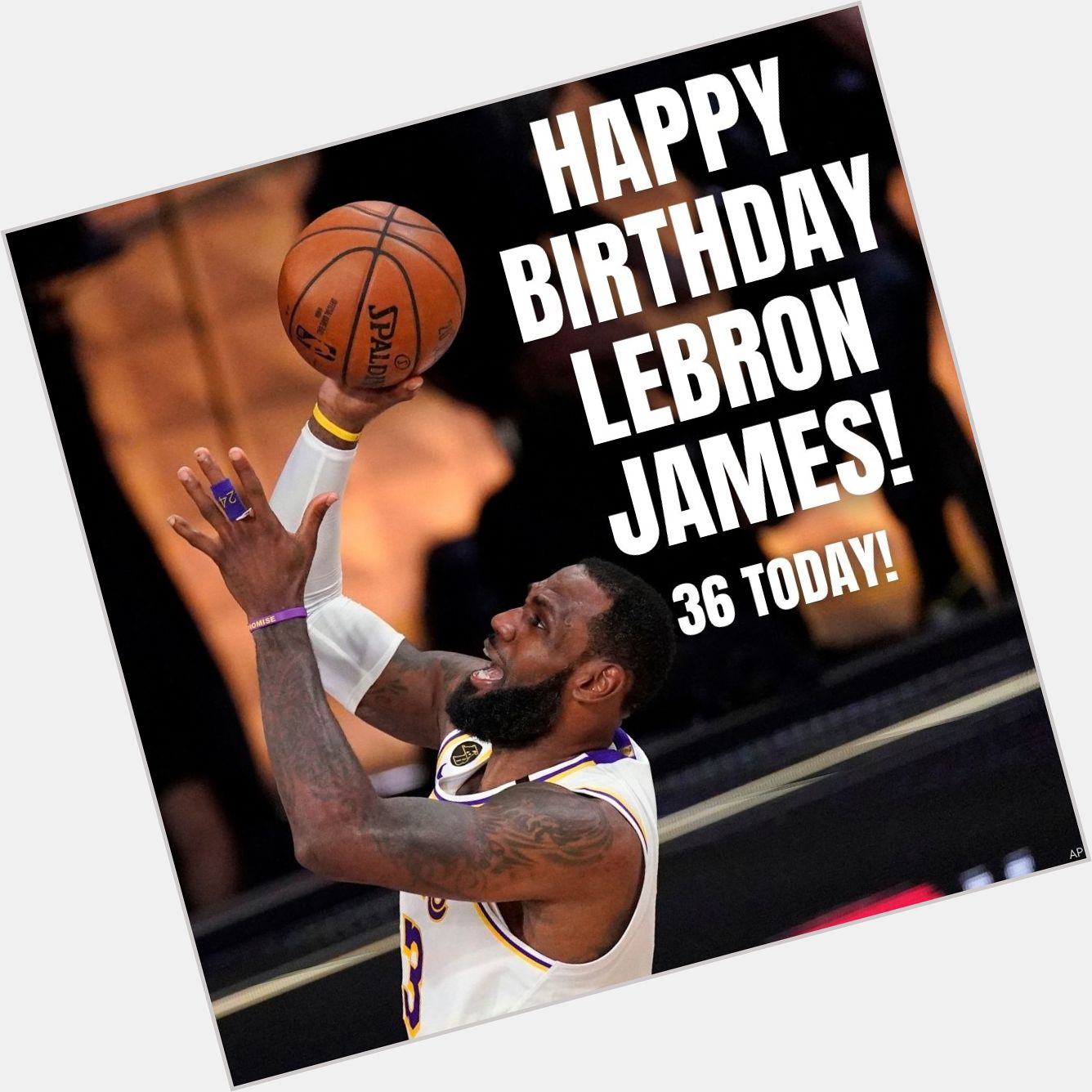 Happy Birthday LeBron James! The NBA star is celebrating his 36th birthday today. 