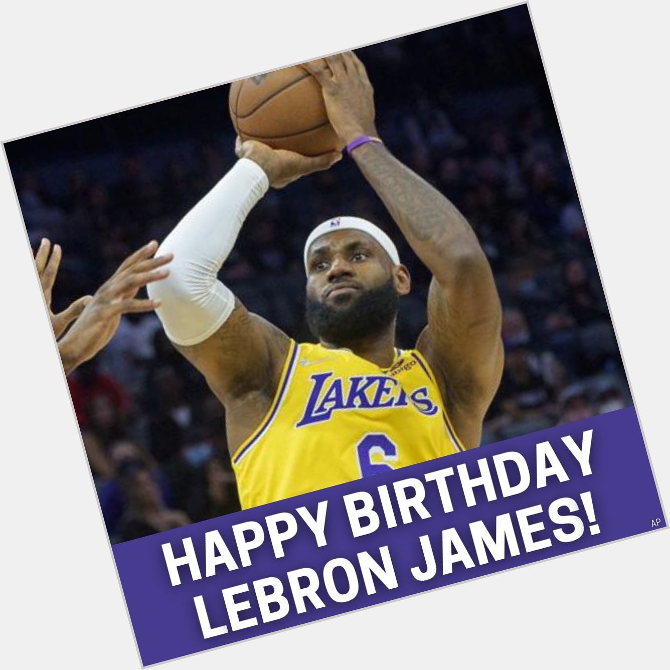 HAPPY BIRTHDAY! NBA star LeBron James turns 37 years old today!

Has he surpassed Michael Jordan as the GOAT?  