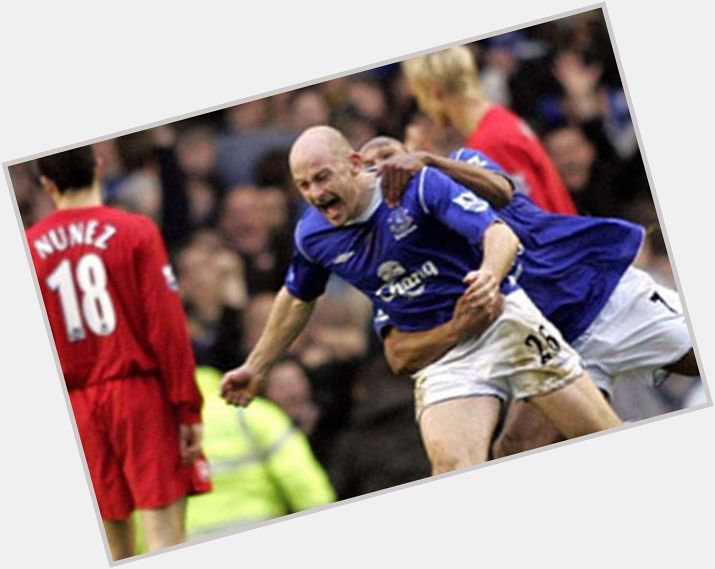 Who put the ball in the Red shite net SUPER LEE CARSLEY !  Happy Blue Birthday 43 today 