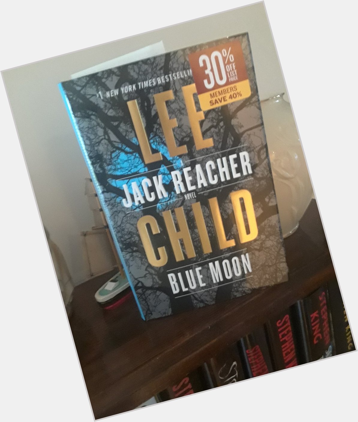 Happy Birthday Lee Child, just pick up the new Jack Reacher book, \Blue Moon \ 