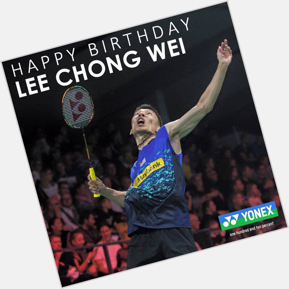 Wishing a great happy birthday to Malaysian national hero and Legend Lee Chong Wei   ! 