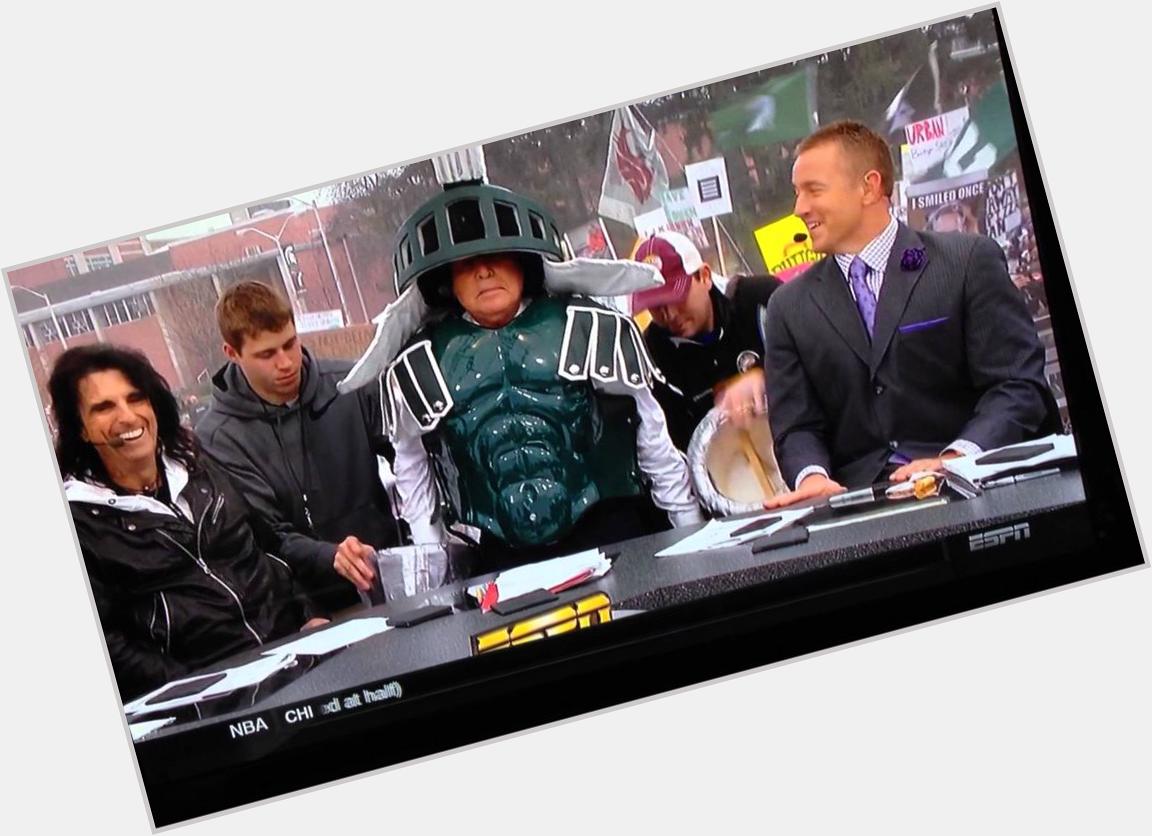 MSU Student section is wishing Lee Corso a happy 80th birthday today!   