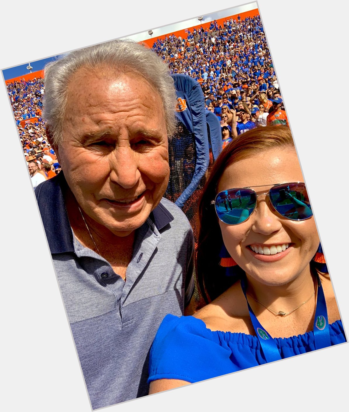 Happy bday Lee Corso!! Of course I asked him to take off his FSU hat before this pic  