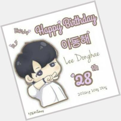 Happy Birthday Our Fishy Boy Lee Donghae :) wish you all the best and always succses 