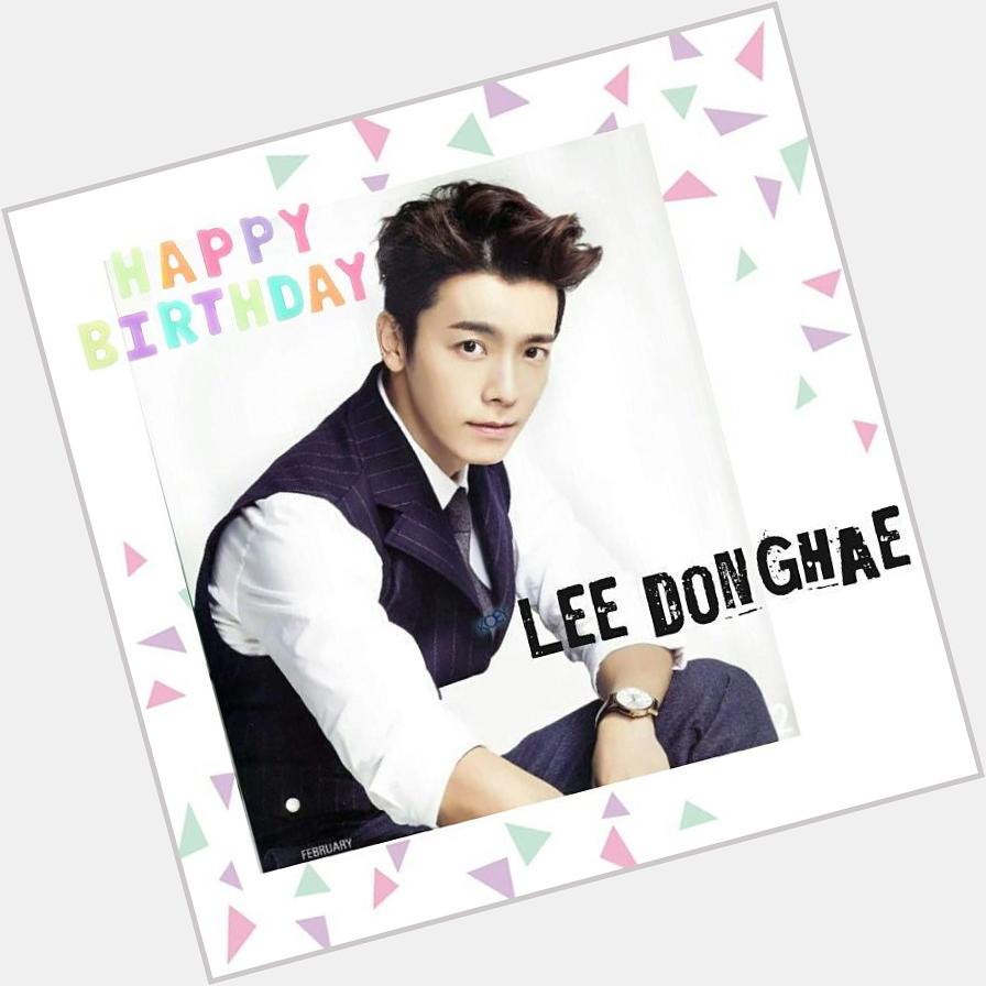 Happy birthday Lee Donghae... Saranghaeeeeeee 