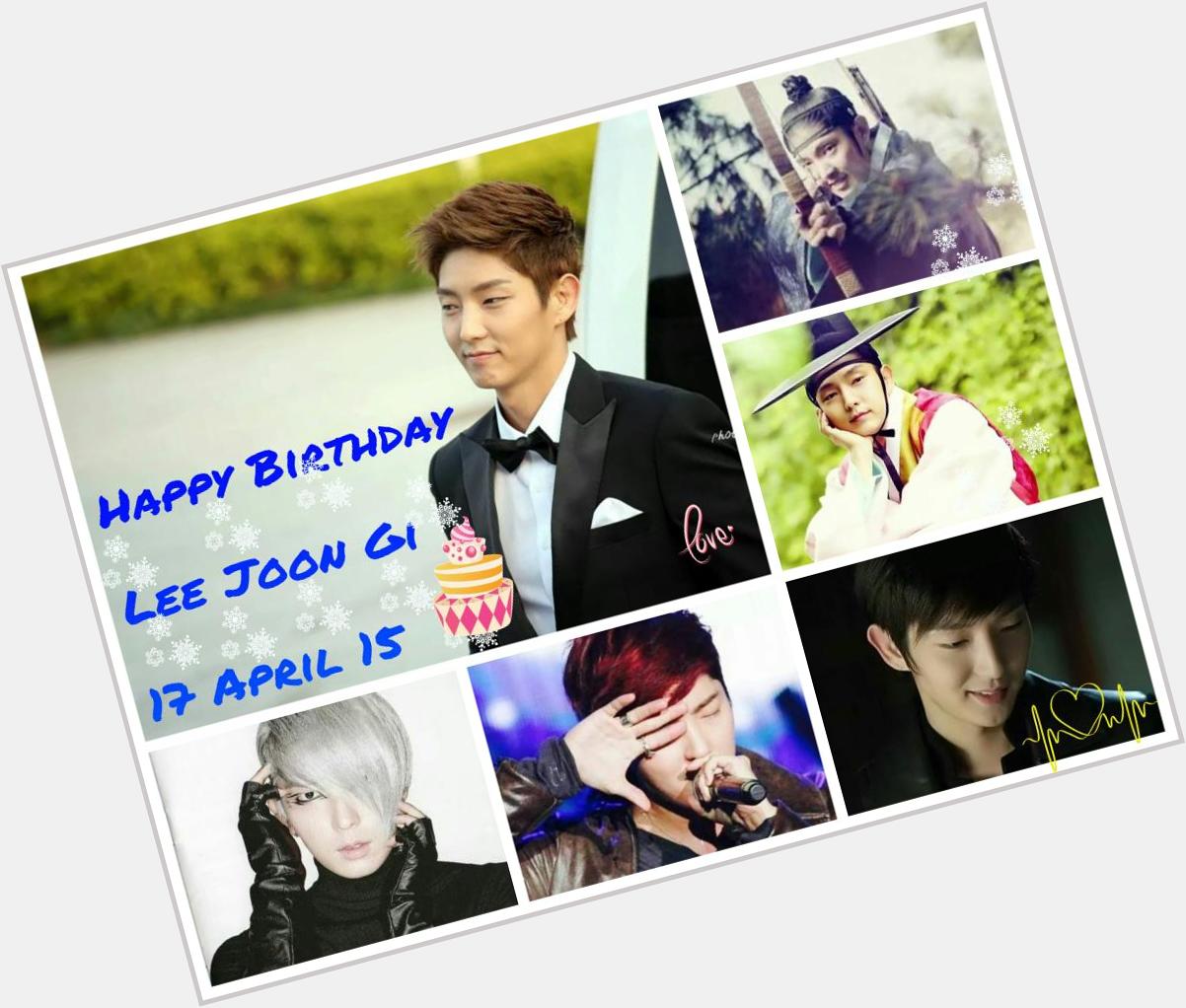  Happy birthday Lee Joon Gi oppa.  .            