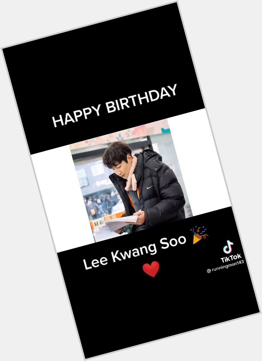 HAPPY BIRTHDAY TO LEE KWANG-SOO    14/7/1985    