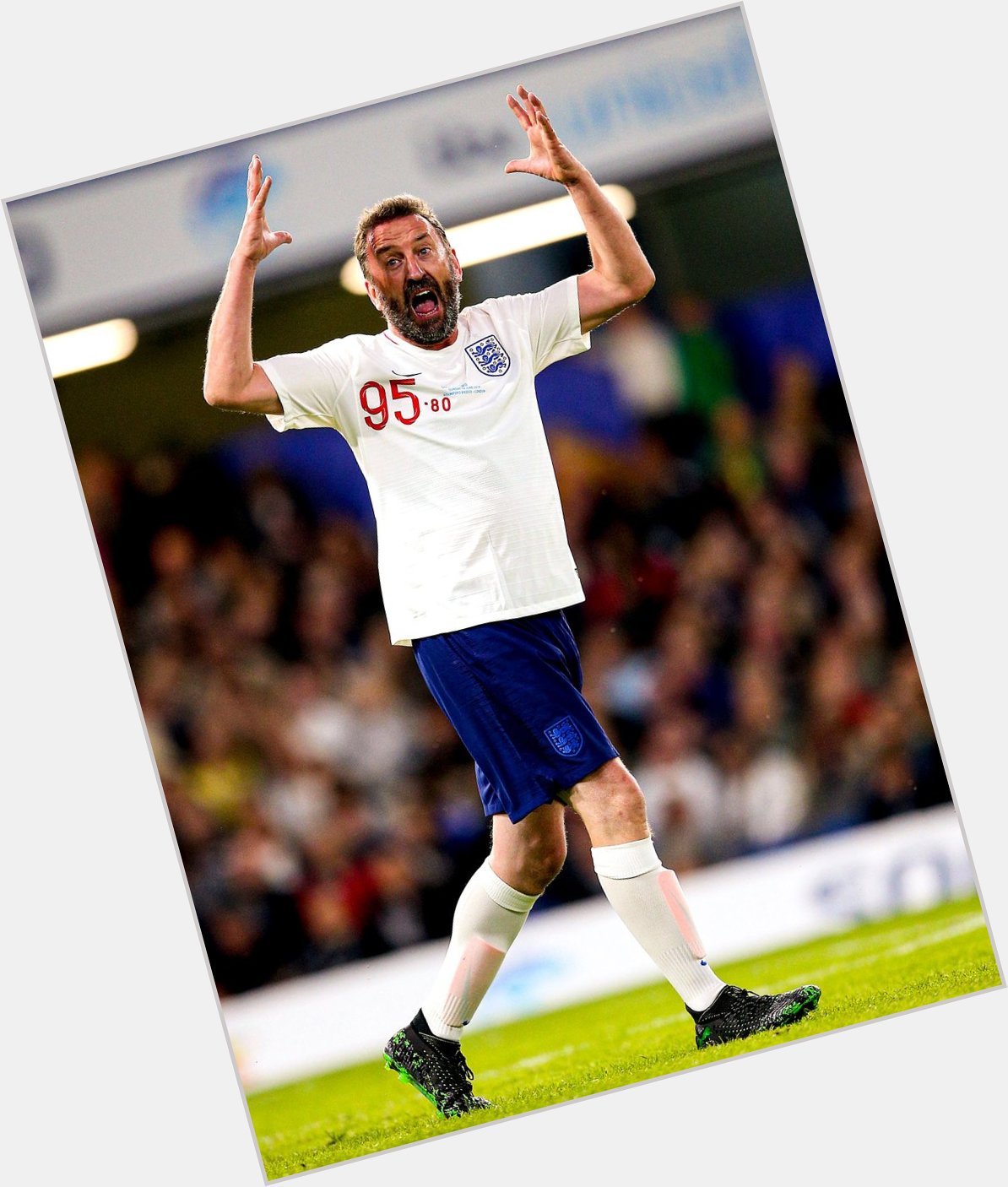 That look when Soccer Aid goes to penalties   Happy birthday Lee Mack!  