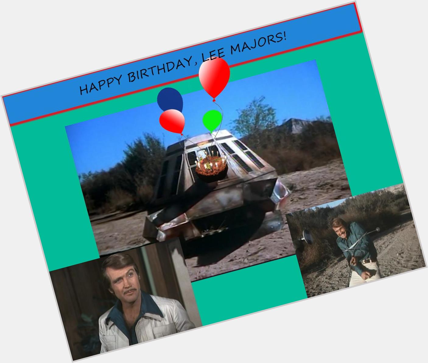 Happy birthday to Lee Majors! The one and only Bionic Man! 