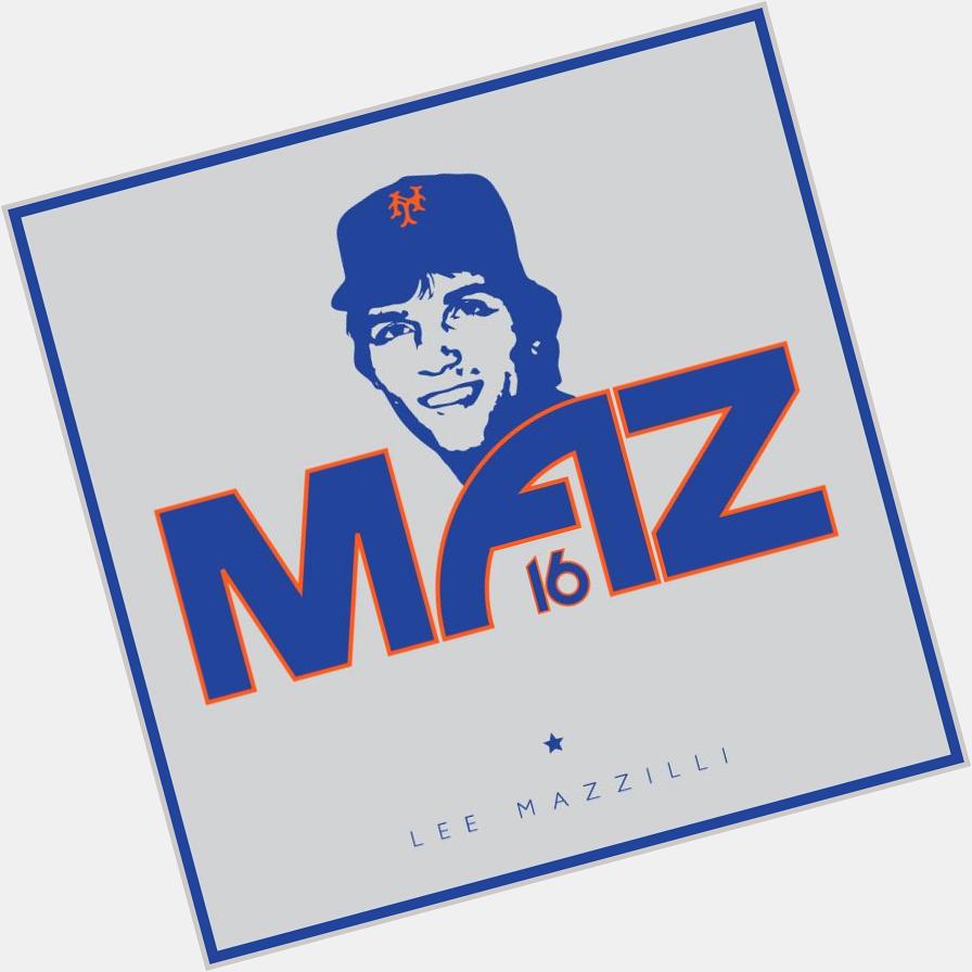 A custom logo and a Happy 60th Birthday to former Mets heartthrob & Brooklyn\s own Lee Mazzilli!  