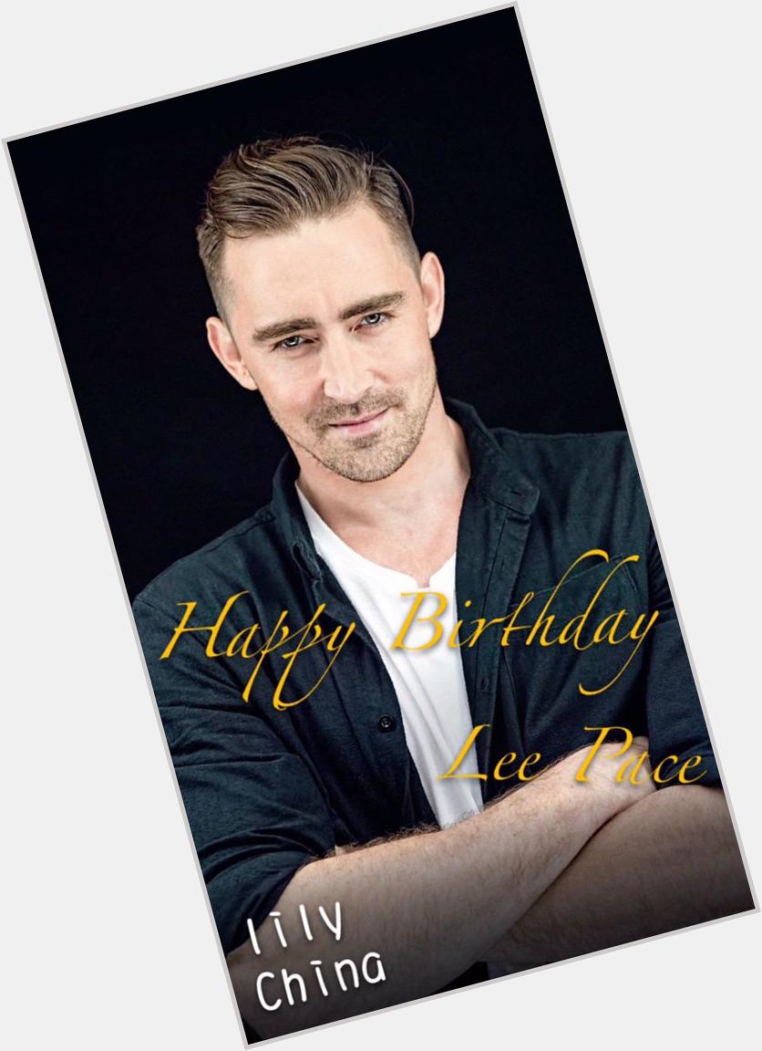  Happy birthday lee pace! I love you! From china!welcome to weibo  