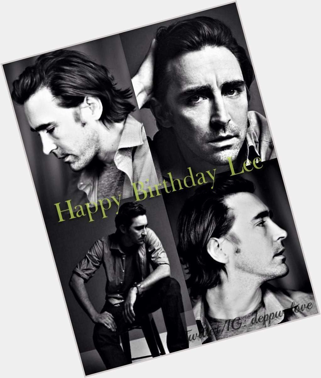 Happy Birthday to Lee Pace.. My favourite eyebrow king      