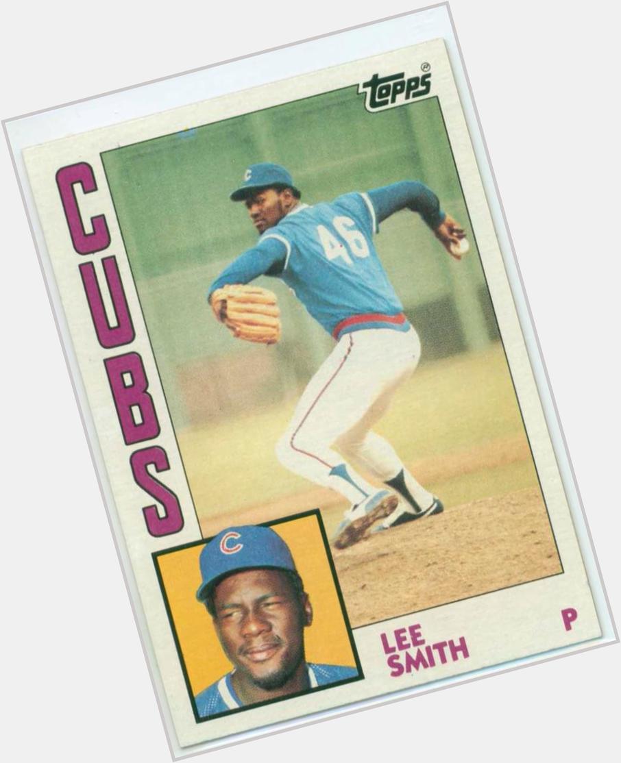 Happy 57th birthday to Lee Smith. Dont know if stare or squinting to see the plate was more intimidating 